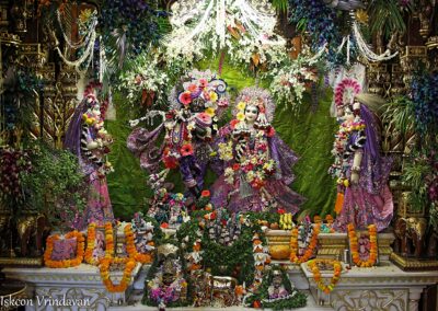 Srila Bhaktivinoda Thakura family deities, Radha Madhava from village Chhoti in ISKCON Vrindavan